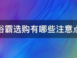 浴霸选购有哪些注意点 