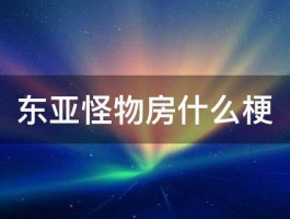 东亚怪物房什么梗 