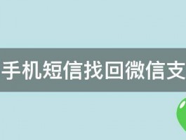 如何用手机短信找回微信支付密码 