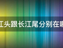 长江头跟长江尾分别在哪儿 