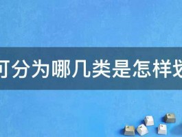 分数可分为哪几类是怎样划分的 