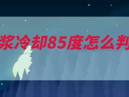 豆浆冷却85度怎么判断（温度计豆浆杯子冷）