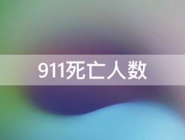 911死亡人数 