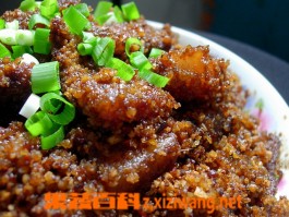 粉蒸肉怎么做 粉蒸肉的材料和做法步骤_蔬菜知识_做法,功效与作用,营养价值