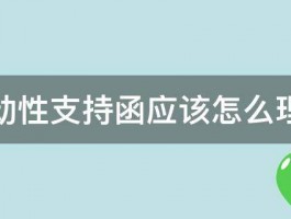 流动性支持函应该怎么理解 