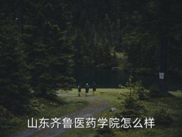 山东齐鲁医药学院，山东齐鲁医药学院怎么样 